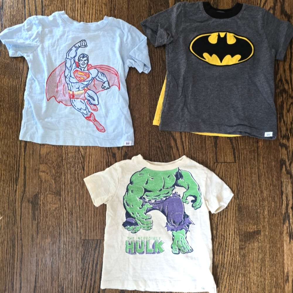 Bundle BOYS BABY GAP SUPERHERO TEE